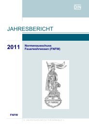 JAHRESBERICHT - FNFW - DIN Deutsches Institut für Normung e.V.