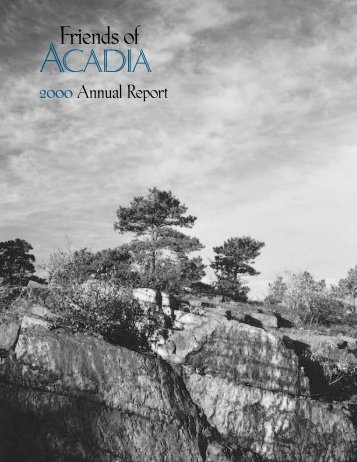 2000 Annual Report - Friends of Acadia