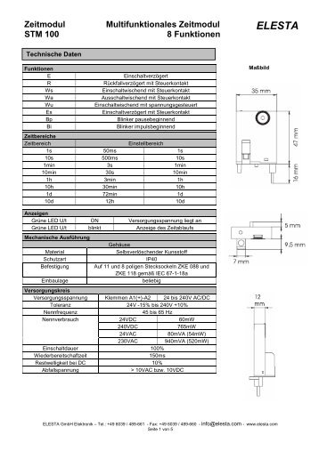 STM100 - Elesta GmbH