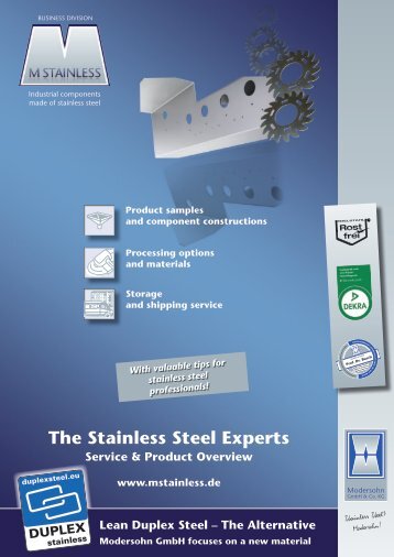 The Stainless Steel Experts - MSTAINLESS