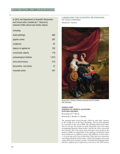 The STaTe hermiTage muSeum annual reporT