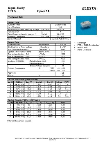 FRT 5 - Elesta GmbH