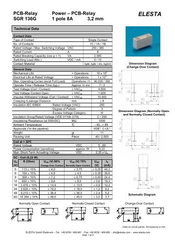 SGR 136 G - Elesta GmbH