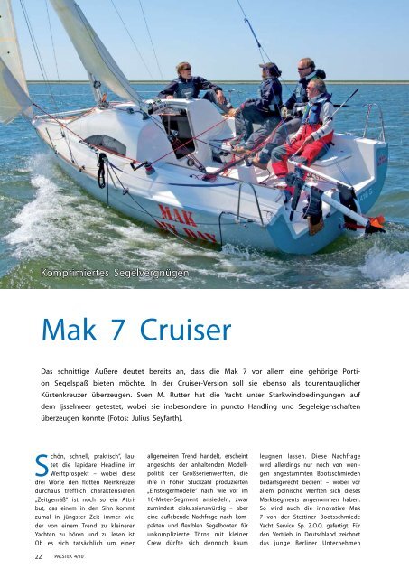 S Mak 7 Cruiser - Sport Mohr