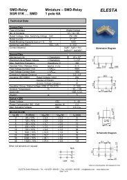 SGR 01K ... SMD - Elesta GmbH