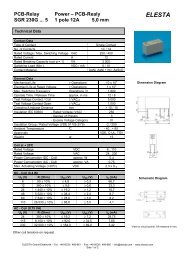 PCB-Relay Power - Elesta GmbH