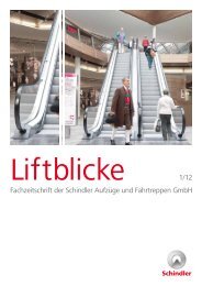 Liftblicke 1/12 (pdf) - bei Schindler Österreich
