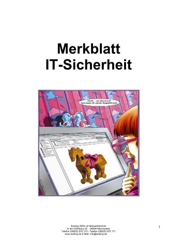Merkblatt IT-Sicherheit - Essling ISDN