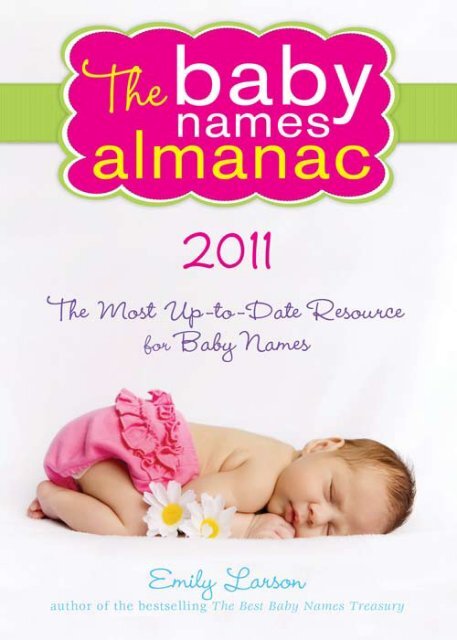 The Baby Names Almanac 2011 - Mumybaby.com