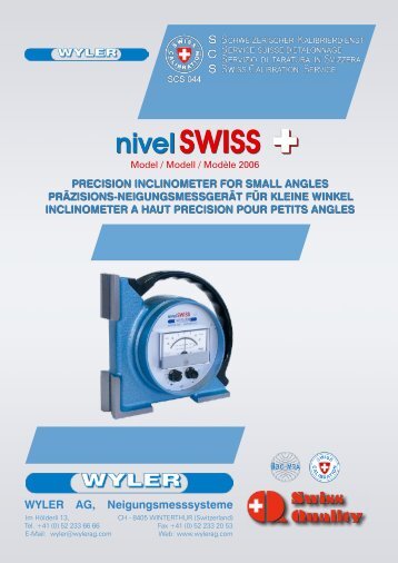 nivelSWISS - wyler ag