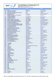 Zeus Karaoke Song List - 091109 - updated Mar 2011.xlsx