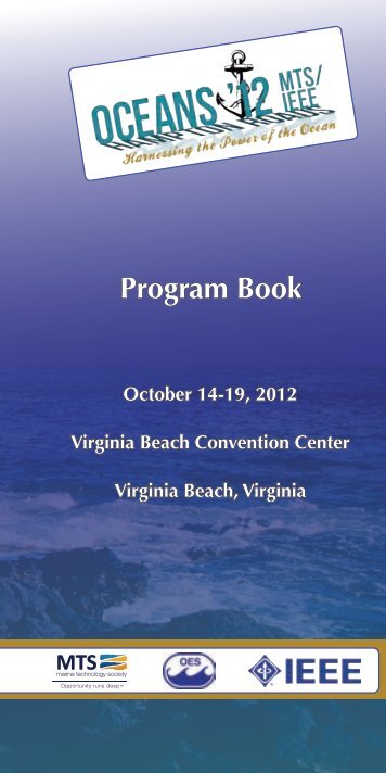 Conference Program - oceans'12 mts/ieee hampton roads