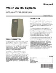 63-2698—02 - WEBs-AX 602 Express - Honeywell