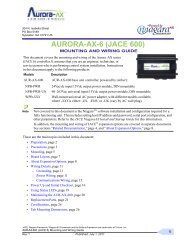 T-600 (JACE 6) Mounting and Wiring Guide - AIC Wireless