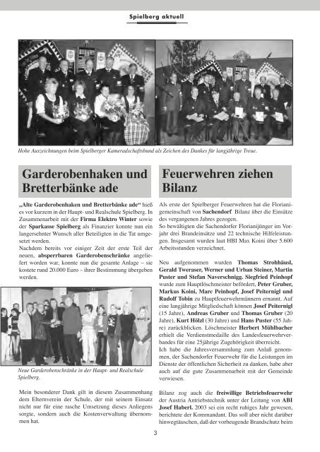 GZ Spielberg Maerz 2004 - Gemeinde Spielberg