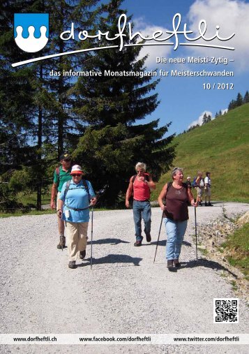Die neue Meisti-Zytig - Meisterschwanden - dorfheftli