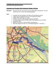 Ausgehend vom Flughafen Wien Schwechat: (Distanz: 18.04 km ...