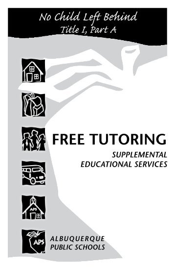 No Child Left Behind FREE TUTORING - Albuquerque Public Schools