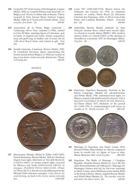 British and World Commemorative Medals - Baldwin's