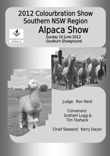 2012 - Southern NSW Region of the Australian Alpaca Association