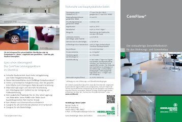 CemFlow® - HeidelbergCement