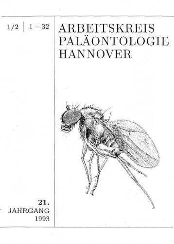 Einschlüsse im Bernstein - Arbeitskreis Paläontologie Hannover