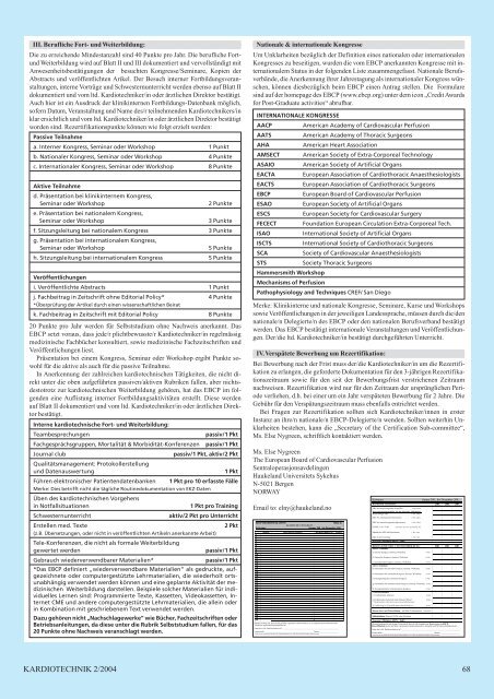 KARDIOTECHNIK Perfusion - Deutsche Gesellschaft für ...