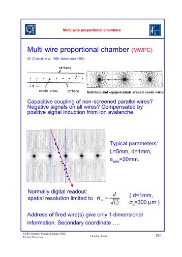 Multi wire proportional chamber (MWPC) - Fisica