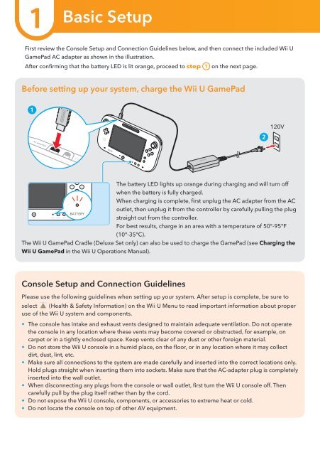 Nintendo Wii U Quick Start Guide (PDF)
