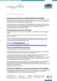 Exporthinweis - Wibu-Systems
