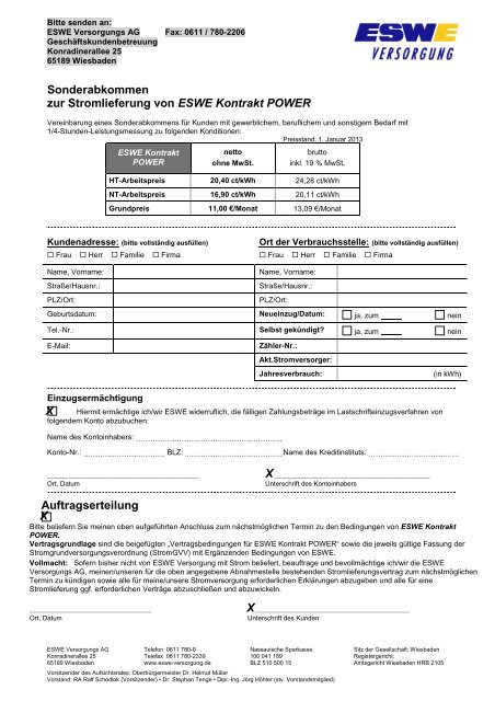 G 1-4 SL Vertrag 11.2012 - ESWE Versorgungs AG