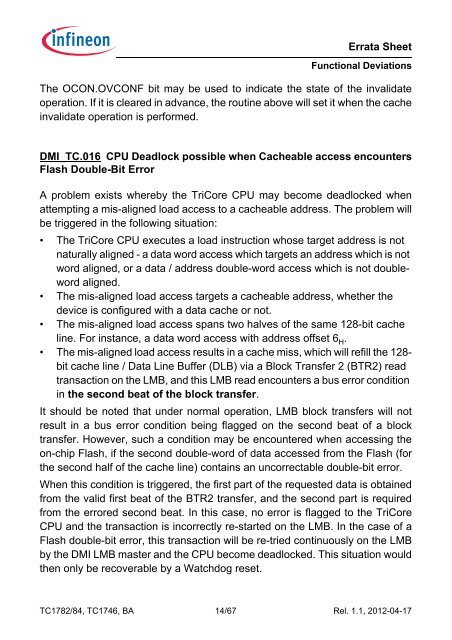 Errata sheet reasons picture