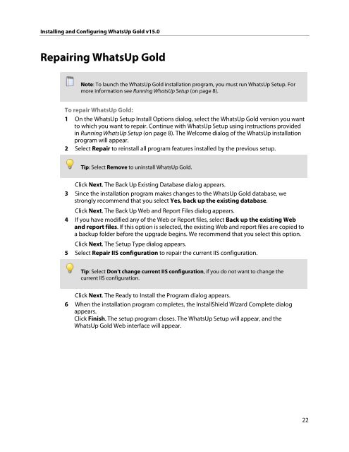 Installing and Configuring WhatsUp Gold v15.0 - Ipswitch ...