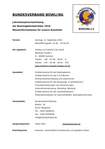 Bundesverband Bowling eV