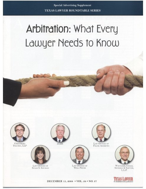 Arbitration: What Every Lawyer Needs to Know - Justia