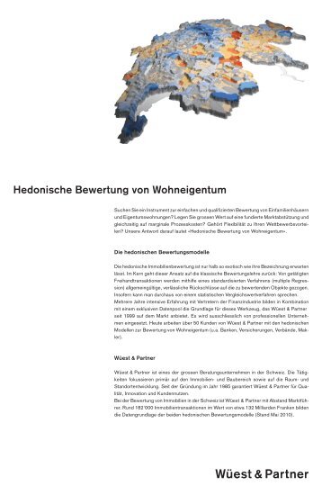 Hedonische Bewertung von Wohneigentum - Wüest & Partner