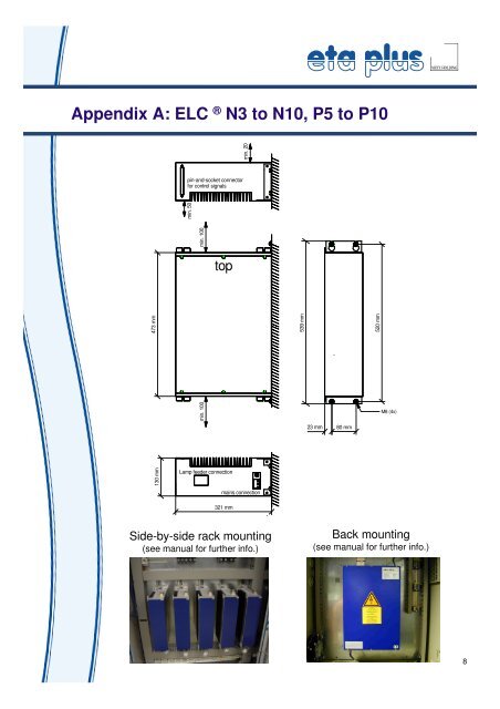 Product brochure Electronic Lamp Control - eta plus electronic GmbH