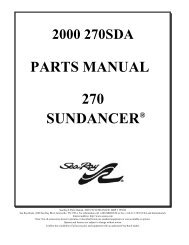 NEW SEA RAY WIPER BLADE 18/" FLEX BLACK SEARAY PART # 1748550