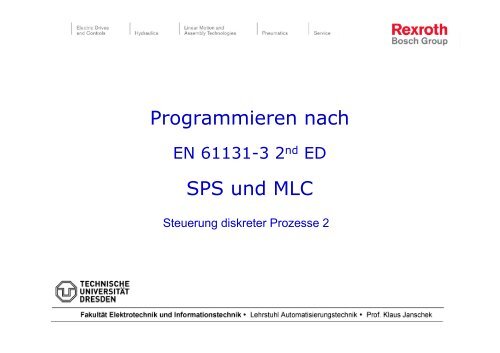 Programmieren nach SPS und MLC