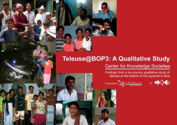 Teleuse@BOP3: A Qualitative Study - LIRNEasia