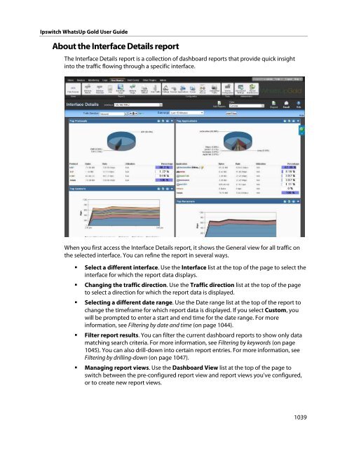 Ipswitch WhatsUp Gold User Guide - Ipswitch Documentation Server