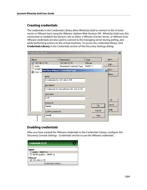 Ipswitch WhatsUp Gold User Guide - Ipswitch Documentation Server