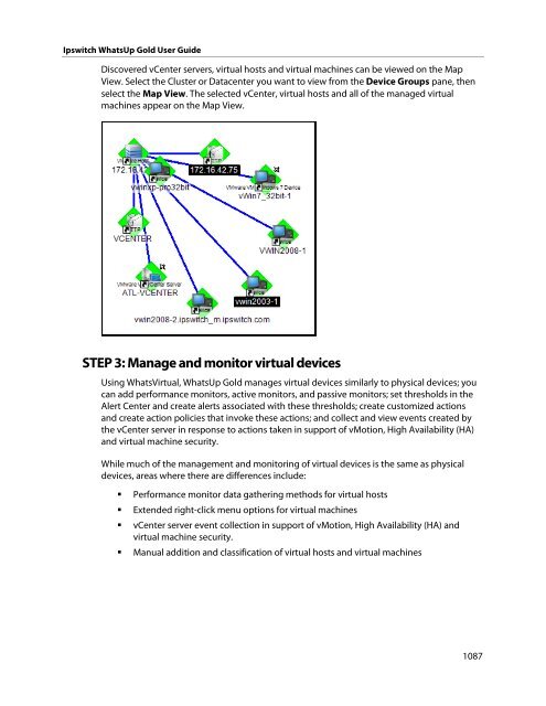 Ipswitch WhatsUp Gold User Guide - Ipswitch Documentation Server