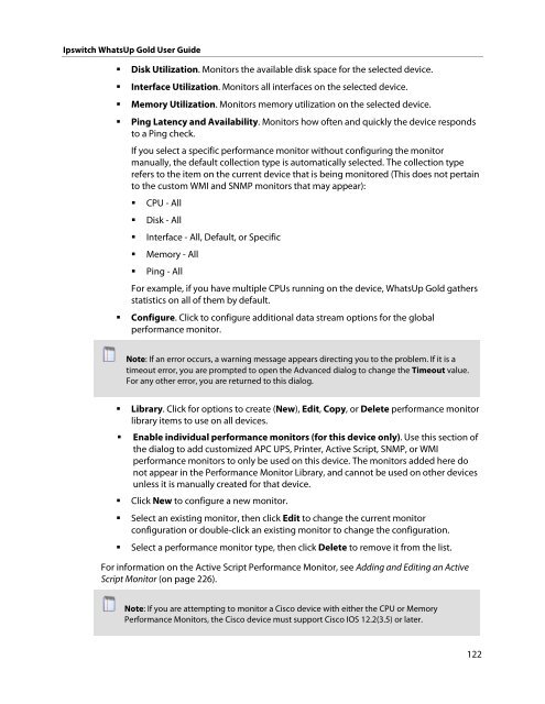 Ipswitch WhatsUp Gold User Guide - Ipswitch Documentation Server