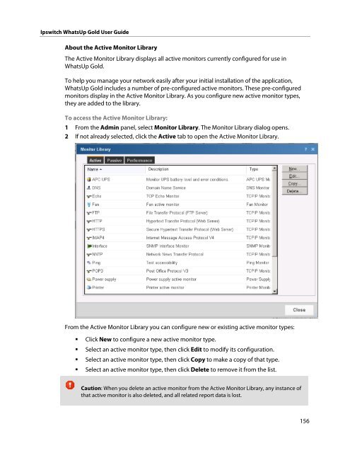 Ipswitch WhatsUp Gold User Guide - Ipswitch Documentation Server
