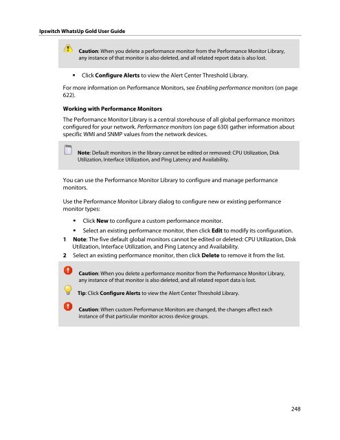 Ipswitch WhatsUp Gold User Guide - Ipswitch Documentation Server