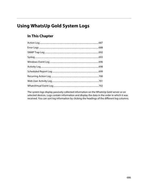 Ipswitch WhatsUp Gold User Guide - Ipswitch Documentation Server