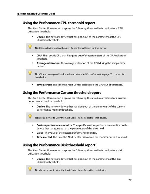 Ipswitch WhatsUp Gold User Guide - Ipswitch Documentation Server