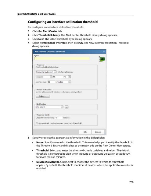 Ipswitch WhatsUp Gold User Guide - Ipswitch Documentation Server