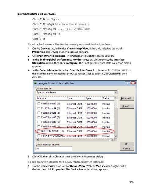 Ipswitch WhatsUp Gold User Guide - Ipswitch Documentation Server